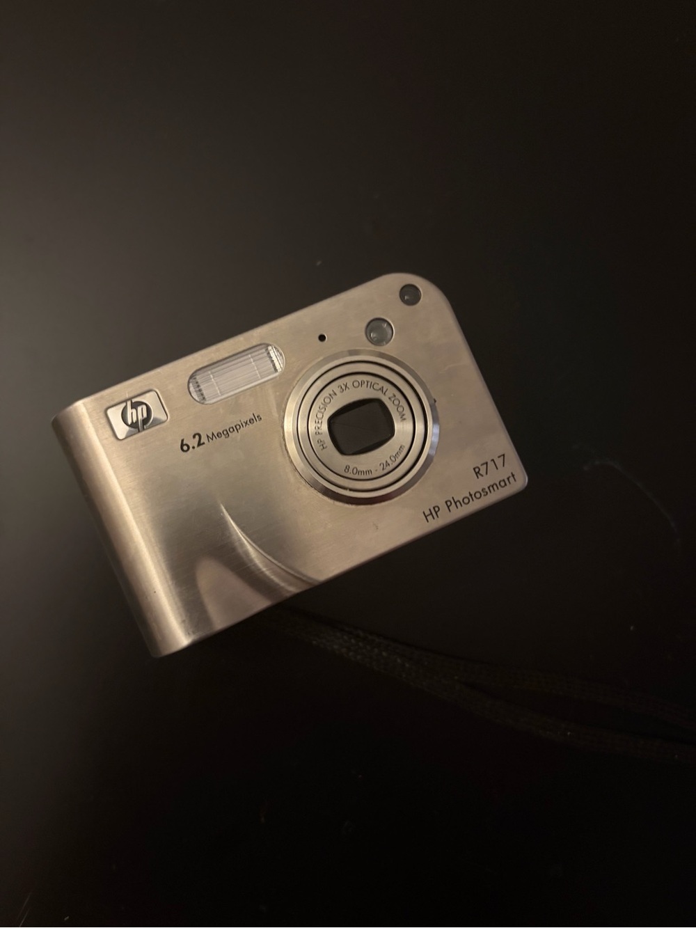 HP Photosmart R717 Digital Camera Y2K Silver Digicam Untested